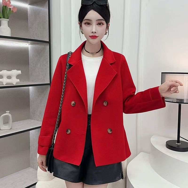 Wool Coat Peacoat - Abrigo de Lana Negro de Otoño-Invierno