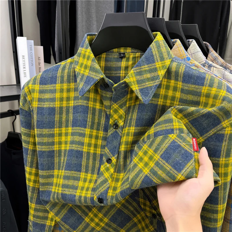 Flannel Shirt Lined - Camisas de Franela a Cuadros Retro