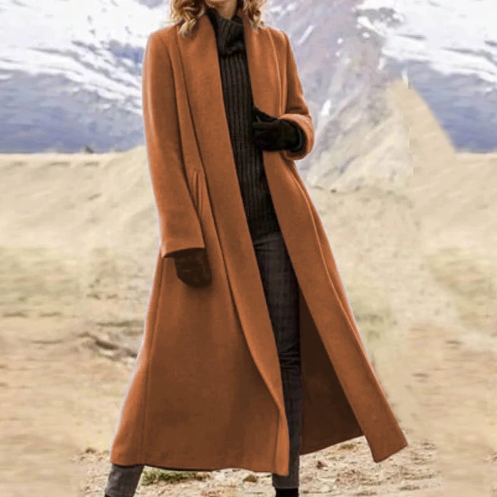 Abrigo de lana extra largo de  - Wool Coat Peacoat reseña y precio