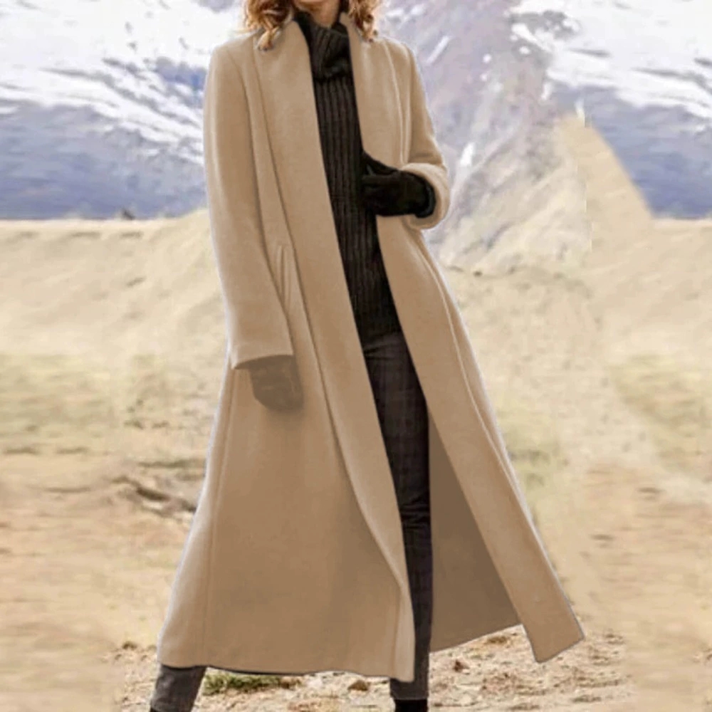 Abrigo de lana extra largo de  - Wool Coat Peacoat reseña y precio