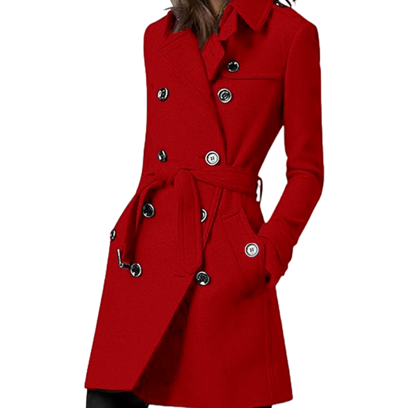 Gabardina para mujer, mezcla d - Wool Coat Peacoat reseña y precio