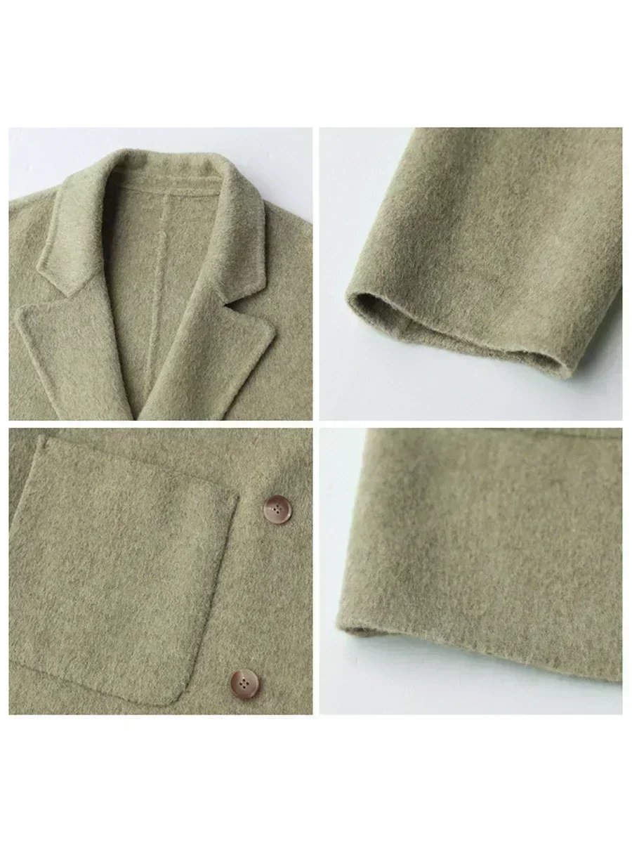 CHIC VEN-abrigos de lana para  - Wool Coat Peacoat reseña y precio