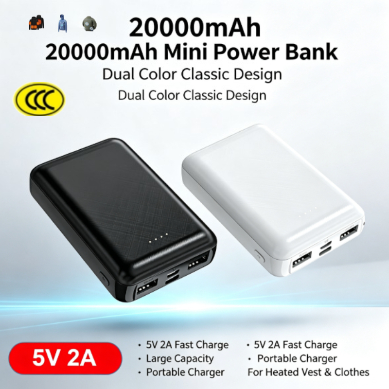 Mini Power Bank 20000mAh 5V 2A - Heated Vest Battery reseña y precio