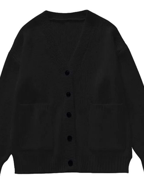 Cárdigan holgado de manga larg - Wool Coat Peacoat reseña y precio