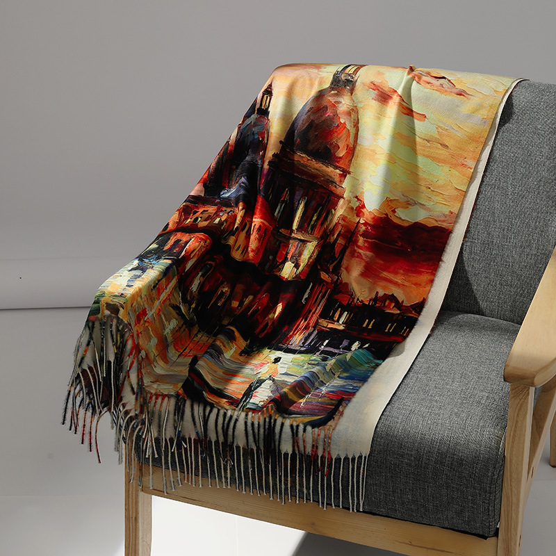 Bufanda de Cachemira con pintu - Wool Scarf Men reseña y precio